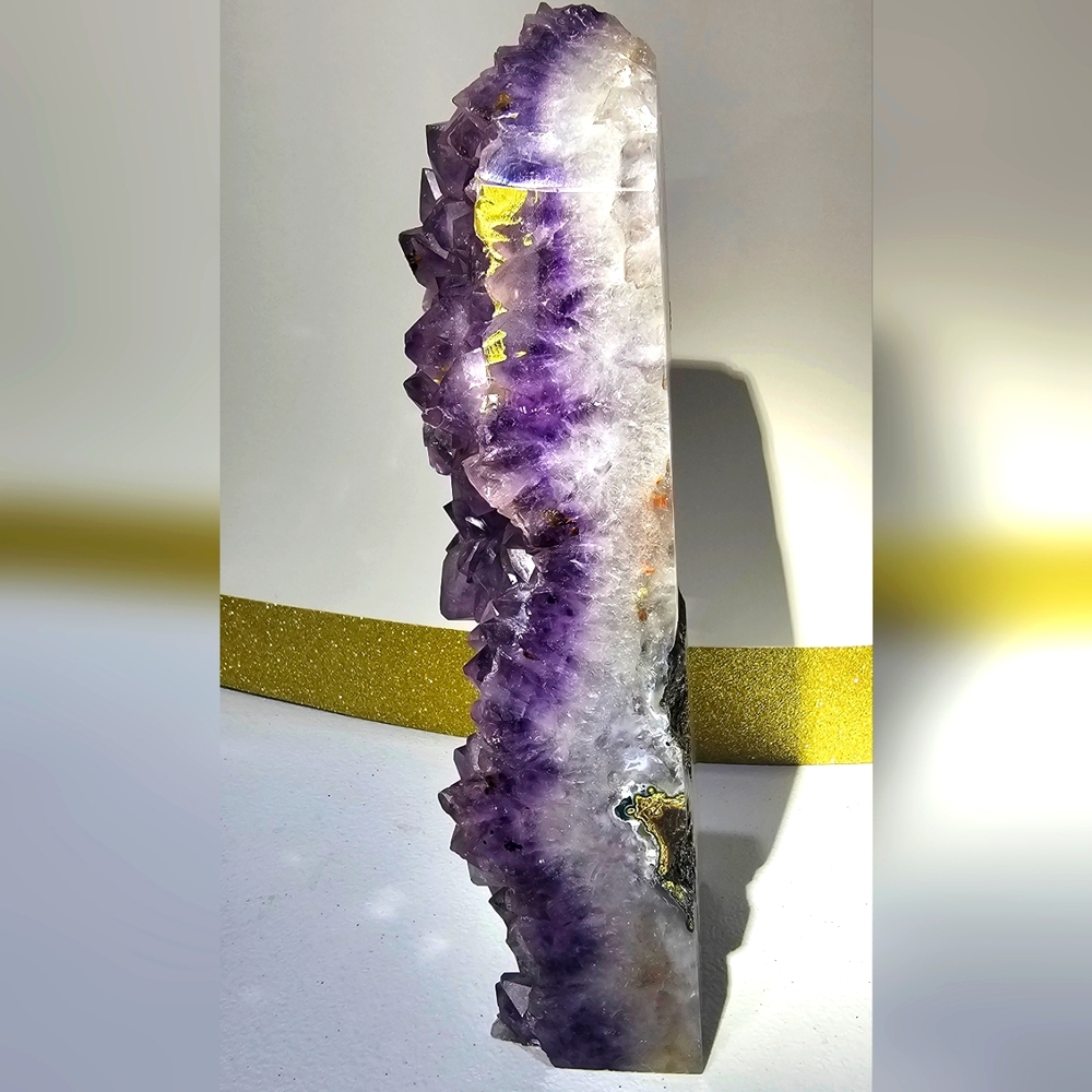 Stunning Purple Amethyst Crystal Geode - Picture 3 of 5